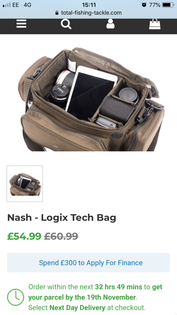 Nash Logix Tech Bag - Bag