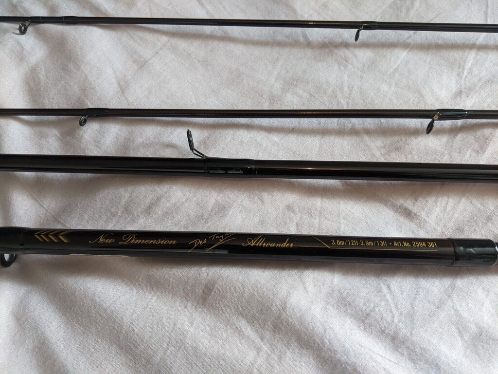 2 x DAM Andy Little Stalker Rods, 1 x DAM Des Taylor Specialist