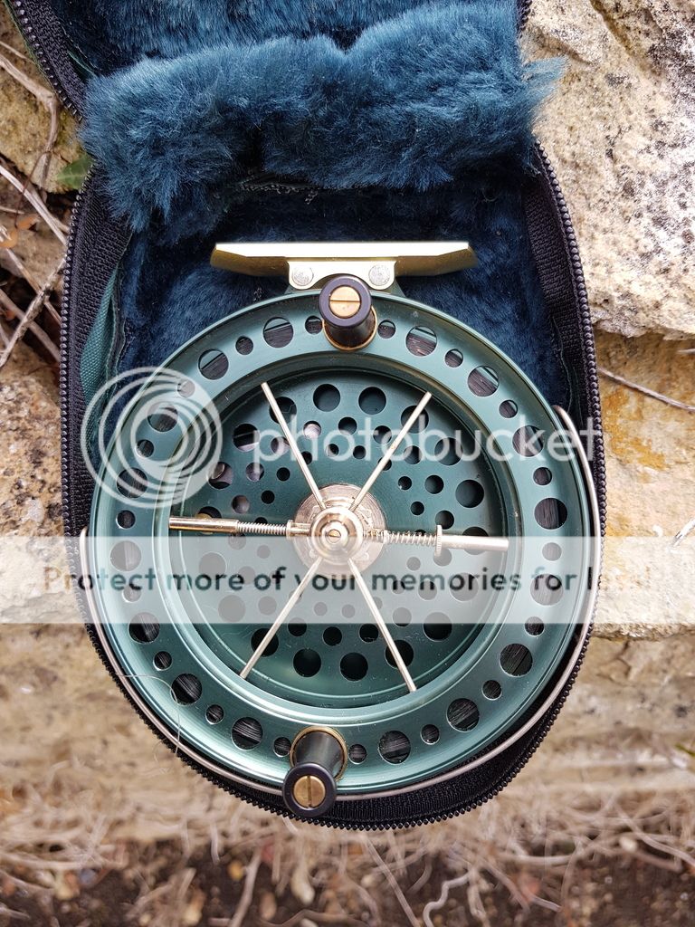 J W Young and son John Wilson Heritage centrepin reel 4Â½xÂ¾