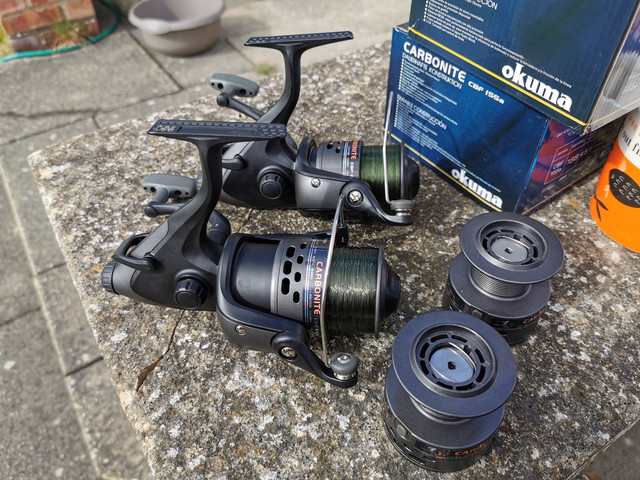 Okuma Carbonite CBF 155a reels x 2 SOLD